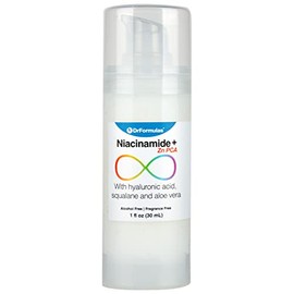 DrFormulas Niacinamide Zinc PCA Serum Moisturizer for Face, Fungal Acne Safe with Hyaluronic Acid and Aloe Vera | Noncomedogenic, Dermtella 1 oz