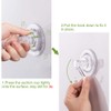 Quntis Suction Hooks 2 Packs Powerful Push and Lock Vacuum