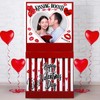 Wonderjune Valentine's Kissing Booth 54.33 x 28.35 x 12.99 inches