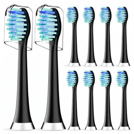 Replacement Brush Heads Compatible with AquaSonic Black Series Toothbrush
