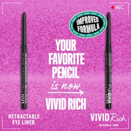 NYX - Mechanical Eye Pencil Black - 0.34 g