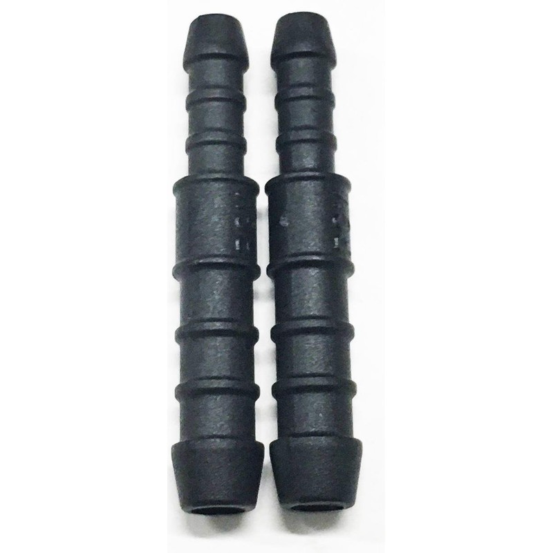 2 x 8mm-6mm Plastic Barbed Reducer Adapter Hose Connector Fuel