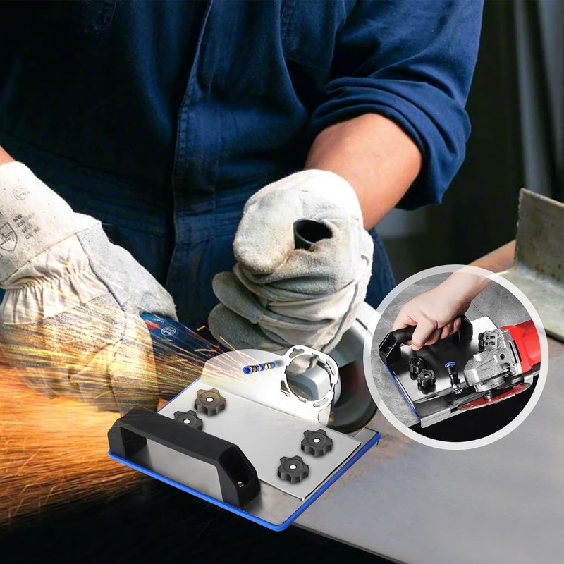 45 Degree Tile Chamfering Tool - Angle Grinder Stand, 45