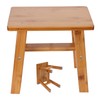 Multipurpose Small Bamboo Stool Low Stool Children Bench for Home