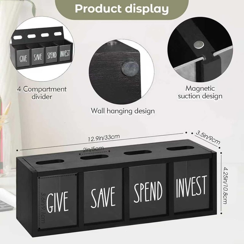 Save Spend Give Bank For Caja de Ahorros de Pared