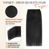 TANJET Hair Toppers for Women Soft Straight One Piece Invisible