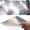 Xinhan (Gold-Silver-Black) Adhesive Backed Aluminized Thicken Fiberglass Sheet Practical Heat