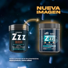 BPN PRO Pastillas nocturnas ZZZ BRN - 90 Cpsulas Naturales de Manzanilla, GABA, CLA, Jengibre, L Carnitina, Zinc, Manzanilla, Jengibre Cetonas de...  