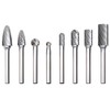 Fairmount Tools 8 Piece Long Shaft Rotary Carbide Cutter Files