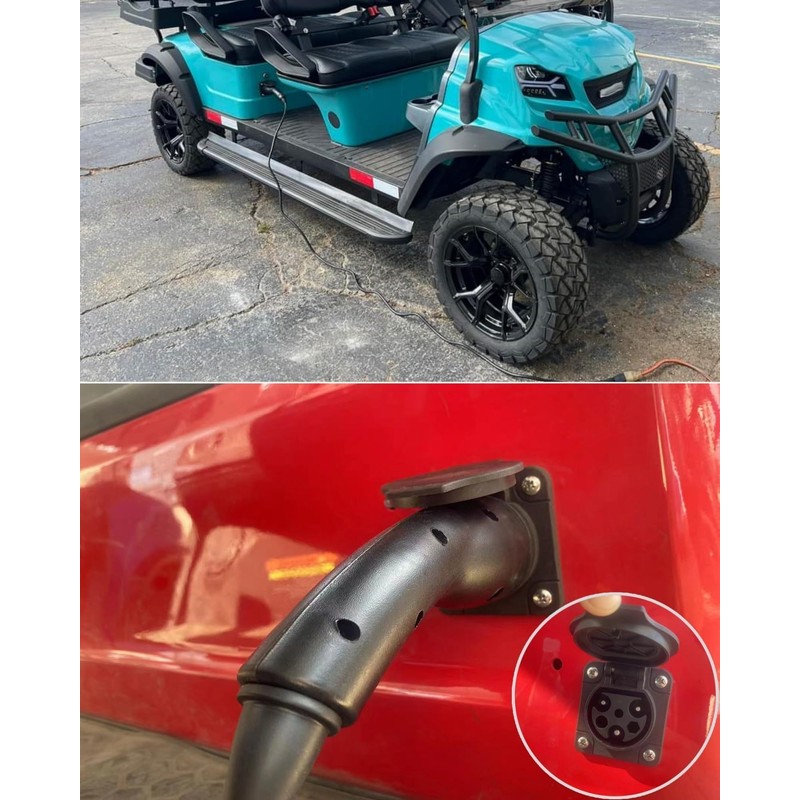 JOEEGO Charging Power Cord Assembly Fits for Evolution EV Golf
