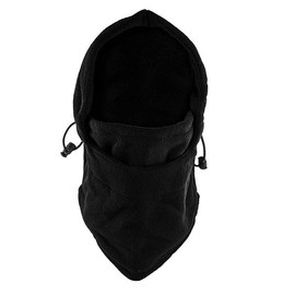 Winter Ready: Unisex Warm Balaclava Hat for Men and Women - Motorcycle, Skiing, Face Mask, Fleece Hood Cap balaclava - Color: Style 1 (Black)