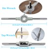Yuentoen 20-Piece Thread Cutter Set, Alloy Steel Thread Cutting Set,