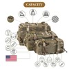 PETAC GEAR 3 PCS Tactical Modular Packing Cubes, Large Capacity