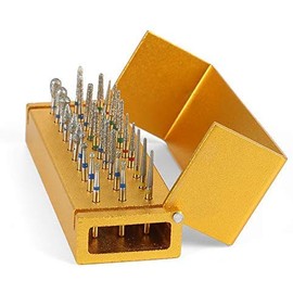 High Speed Diamond Bur Set with Aluminium Alloy Shelf by SeeFDENT
