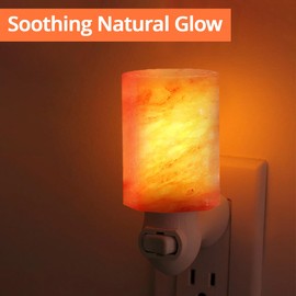 Pink Salt Himalayan Salt Lamps - Hand Carved, Natural Night Lights for Bedrooms and Home Decor