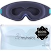MyHalos® Sleep Mask - Eye Masks for Sleep - 100% Blackout Sleeping Mask for Women, Men & Side Sleepers - 3D Sleeping Eye Mask for Zero Pressure - Award Winning Design, Eyelash Friendly & Breathable