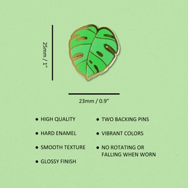 Pinzas esmaltadas para plantas y flores, para mamás de plantas, guerreros de jardín, chaquetas, mochilas y bolsos, solapas de camisa y traje, broche de insignias de botones y joyería de moda, Esmalte, Sin gemas.