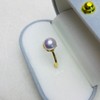 Seawater Pearl Ring, High Luster, Slightly Flawed Akoya 7–8mm, S925
