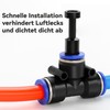 HAFRILY 20 x 6 mm pneumatic plugs, push to connect