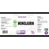 Monolaurin 500mg 120 Vegan Capsules, Laboratory Tested, Non-GMO, No Fillers