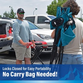 Kijaro Sports Fan Folding Chiar, 26" L x 35.5" W x 37" H, Jacksonville Jaguars