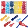 QOOSIKICC 120 Pcs T-Tap Wire Connectors, Quick Splice Electrical Wire
