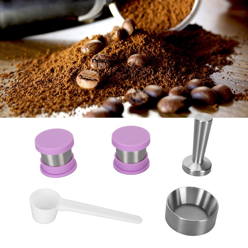 Refillable Coffee Capsule Stainless Steel Durable Reusable Coffee Pod for