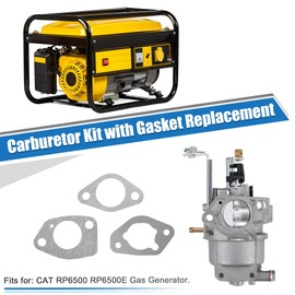 uxcell Carburetor with gasket for CAT RP6500, RP7500E, RP8000E Gas Generator kit, 511-7277, 1 Set