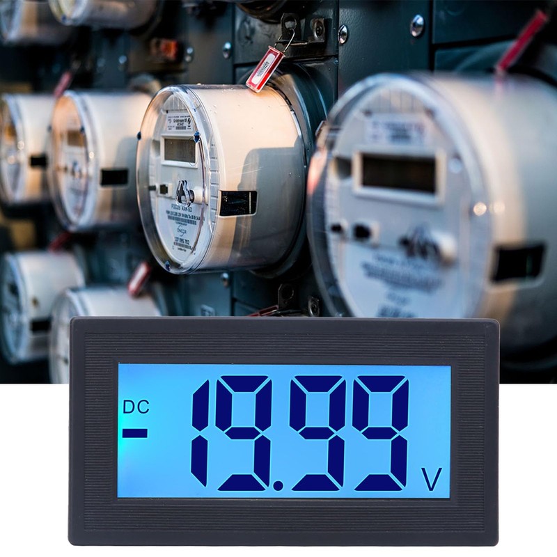 YB5135DB DC Digital Voltmeter LCD Display Voltage Meter AC Power