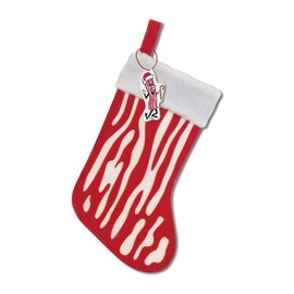 Mr. Bacon Felt Stocking Novelty Gag Christmas Decoration