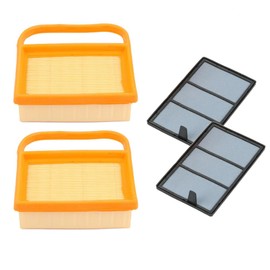 2x Trade-Shop Replacement Air Filter with Additional Filter Internal Filter for Stihl TS410 TS420 Petrol Cutting Grinder Replaces 4238-140-4402 4238-140-4403 4238-140-4404
