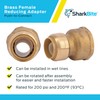 SharkBite 3/4 x 1 Inch FNPT Water Softener Adapter, Push
