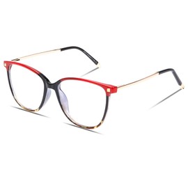 DUCO DC5209 anteojos de bloqueo de luz azul, reduce la tensión ocular y la fatiga, anteojos de lectura de computadora, color azul