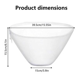 6PCS Nut Milk Bag, Bowl-Shaped Reusable Nylon Cheese Cloth Bags for Straining, Ultra-Fine Mesh Food Filter Strainer for Almond Milk, Soy Milk, Juice, Cold Brew Coffee, Dumpling Fillings（M)