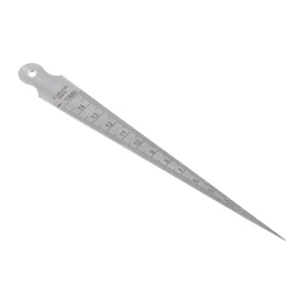 Taper Gage, Regla Metalica, Calibrador de Bujias, Calibre Cónico de 1-15 mm Calibrador Cónico Calibre Cónico de Acero Inoxidable Prueba de Calibre de Soldadura de Calibre de Figuras Precisas