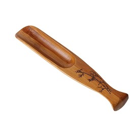 AKOAK 1 Pack Tea Spoon Natural Bamboo Wooden Spoon Can be Used for Coffee Powder, Salt, Cocoa and Seasoning is the ideal Choice for Home, Tea Room Office Tea Set Accessories