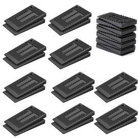 Pack of 20 Plastic Wedges, Furniture Levelling Pads, Cabinet Washers, Table Leg Levelers, Furniture Wedges for Furniture Table Chair Cupboard Table Leg Leveler