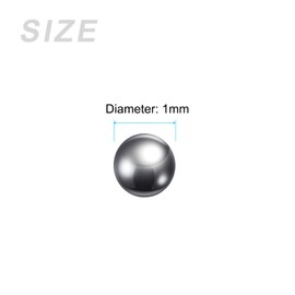 METALLIXITY Precision Balls G100 1mm 1000pcs, 304 Stainless Steel Bearing Balls Beads - for Industry Kit, Machinery, Automotive, and DIY