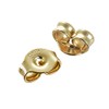 NKlaus 925 Sterling Silver Yellow Gold Plated Width: 4.2 mm