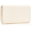 Lanvin on Blue Melanie Key Case with Key Ring, white