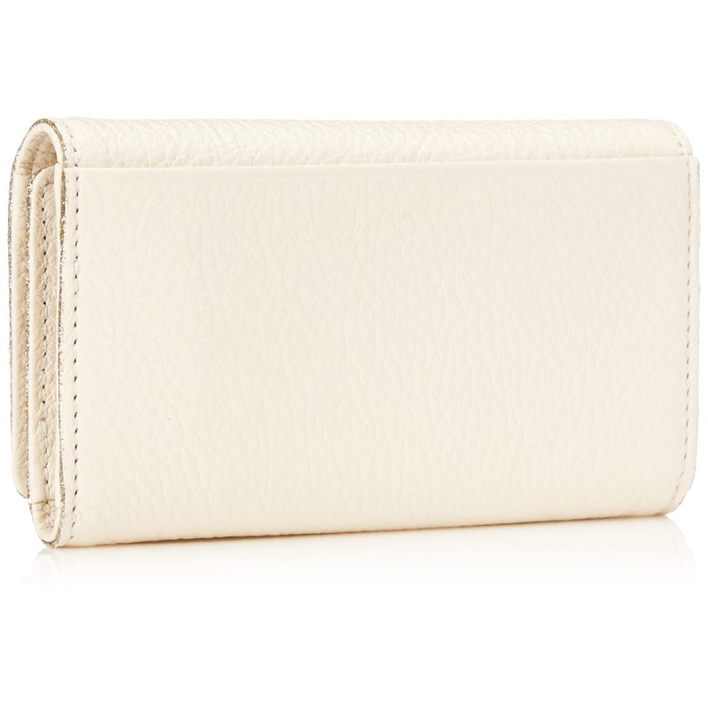 Lanvin on Blue Melanie Key Case with Key Ring, white