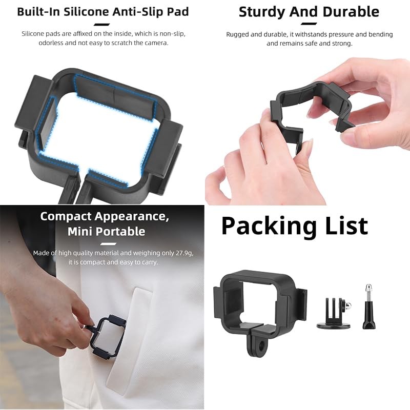 OSMO Pocket 3 Expansion Adapter Frame with Dual Cold Shoe