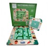 Lynette's Toys Wooden Wayfinding Puzzle for Children Aged 3+, Montessori