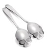 Cafurty 2 PCS Stainless Steel Spoons Skull Sugar Spoon Tea