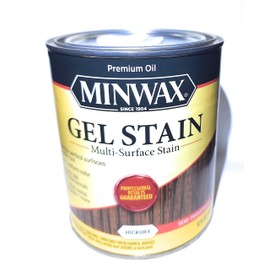 Minwax Transparent Low Luster Hickory Oil-Based Gel Stain 0.5 pt.