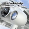 Portable Bladeless Handheld Fan Rechargeable Quiet Fan with Flexible Buckle