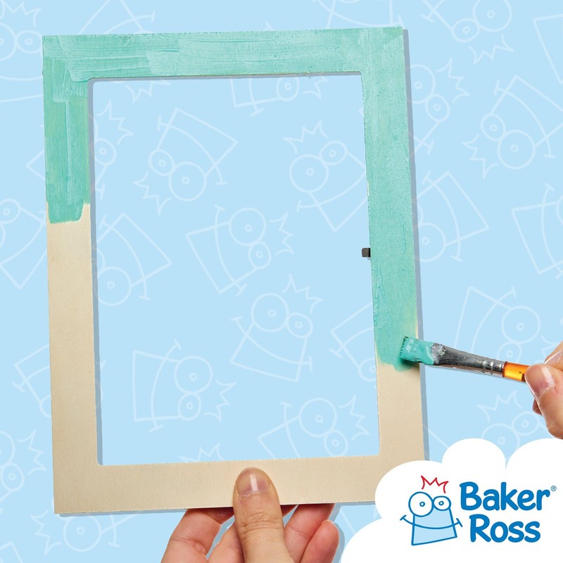 Baker Ross Portafoto di Legno per Bambini da Realizzare, Personalizzare