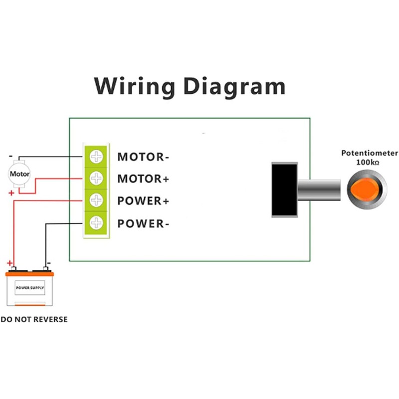VISSQH 6 pcs PWM Motor Speed Controller,5V 12V 10A Motor
