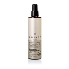 LINANGE Mineral Nourishing and Restructuring Leave-in Conditioner with Serum, 250 ml / 8.45 fl oz