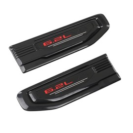 G-PLUS Fender Vent Emblem Kit Compatible with GMC Sierra 1500 6.2L 2019-2024/Fit for 6.2L 1500 Model Trucks Only 85160723 86532094